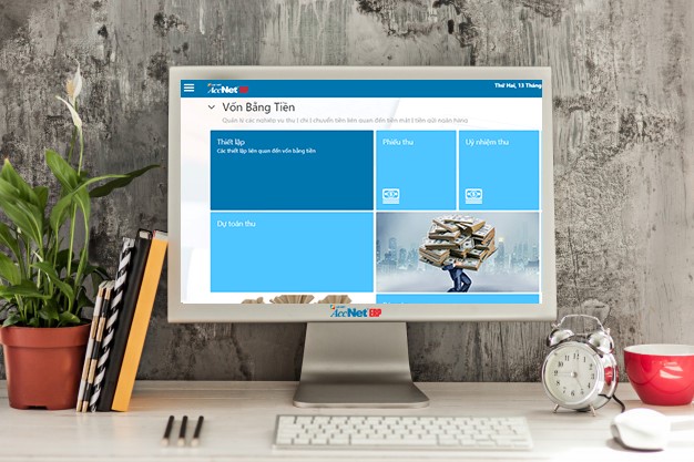phần mềm kế toán accneterp với giao diện dễ sử dụng
