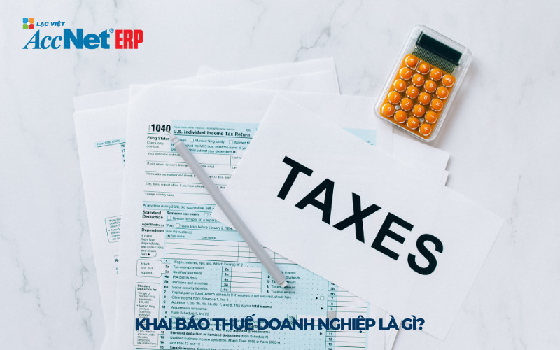 khai báo thuế doanh nghiệp