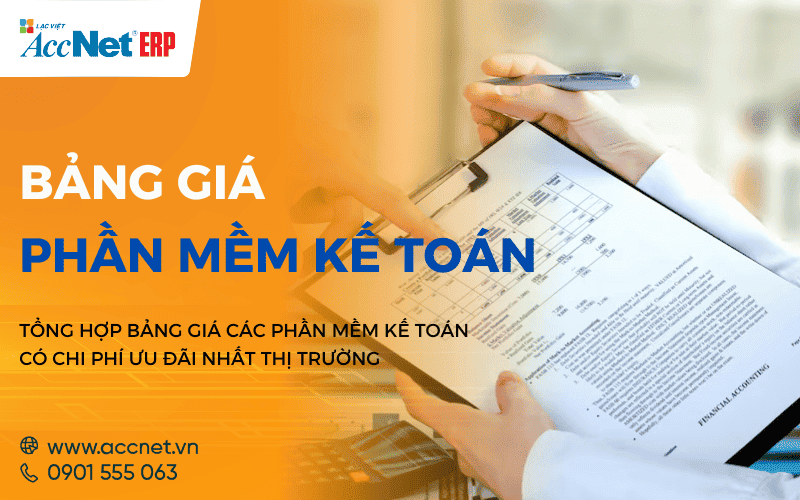 giá phần mềm kế toán