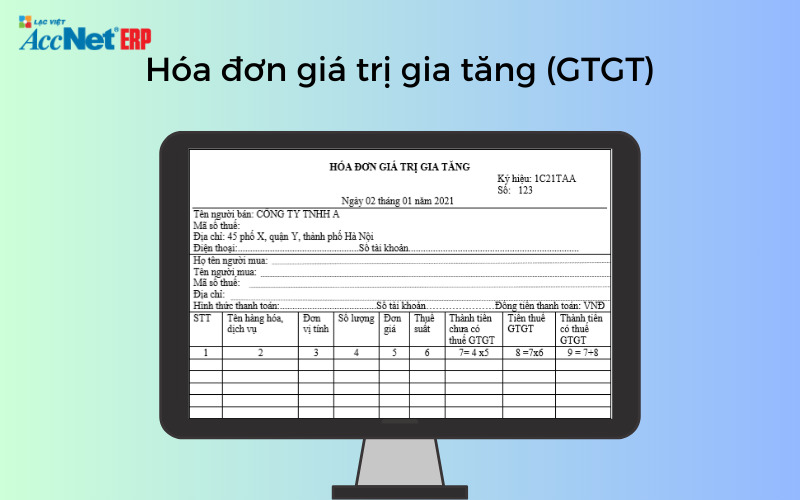 các loại hóa đơn điện tử