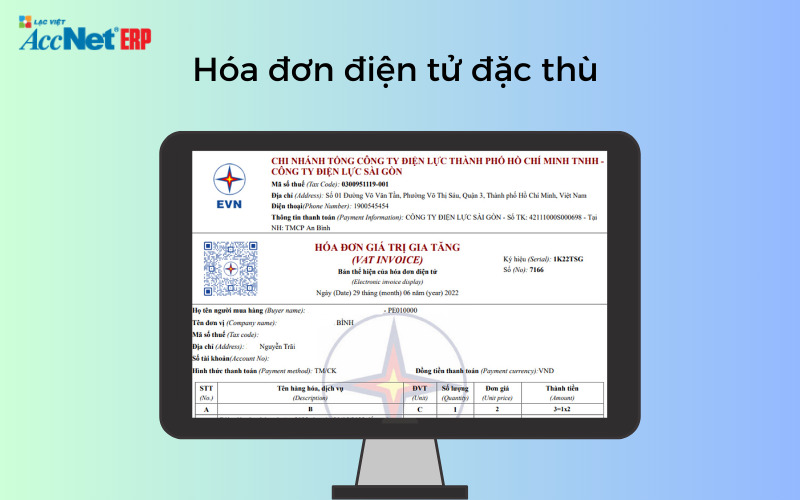 Các loại hóa đơn số đặc thù 