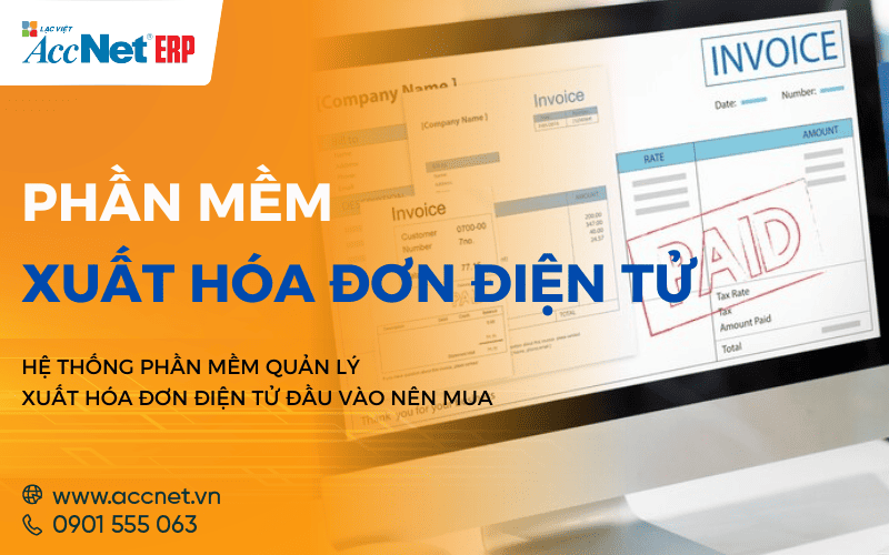 Phần mềm xuất hóa đơn điện tử