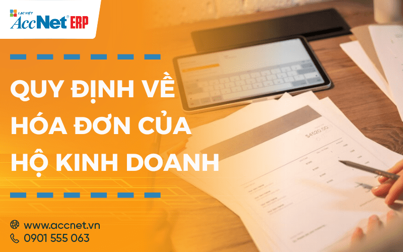 quy định về hóa đơn của hộ kinh doanh