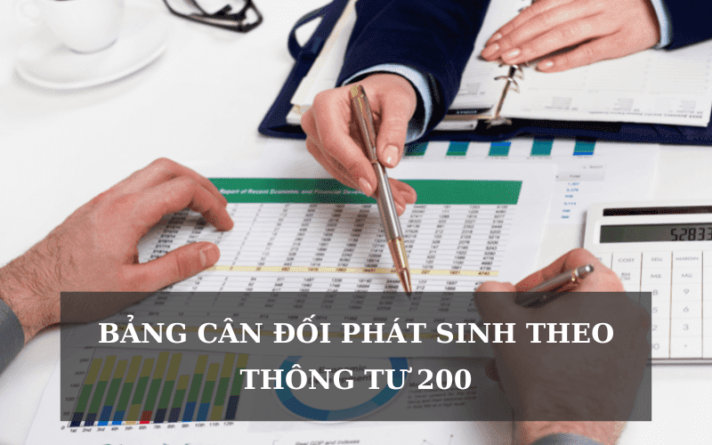 Bảng cân đối số phát sinh