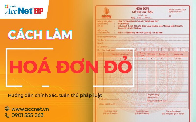 cách làm hoá đơn đỏ