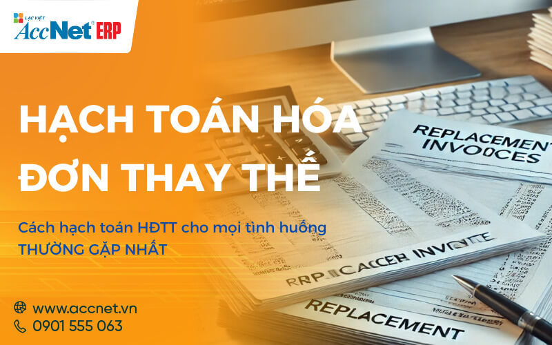 hạch toán hóa đơn thay thế