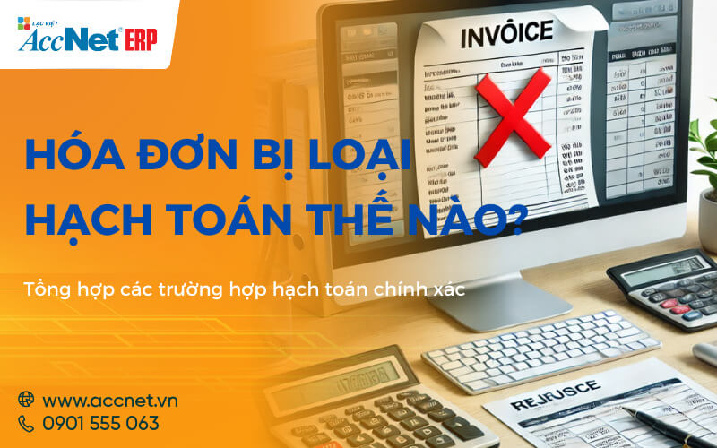 hóa đơn bị loại hạch toán thế nào