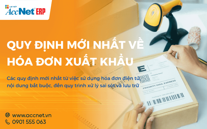 quy định mới nhất về hóa đơn xuất khẩu