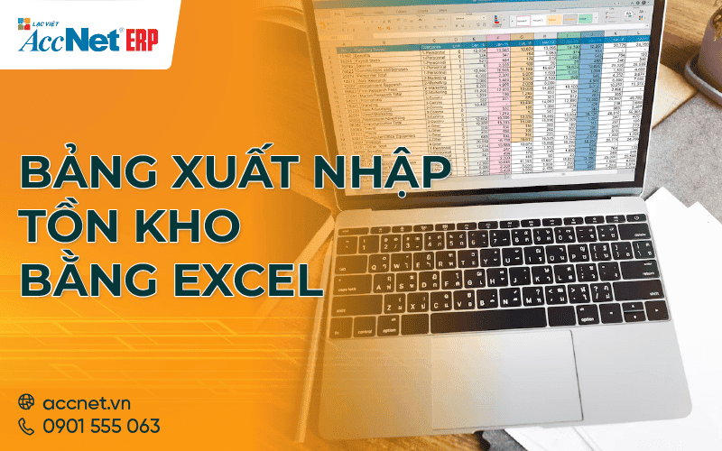 bảng xuất nhập tồn kho bằng excel