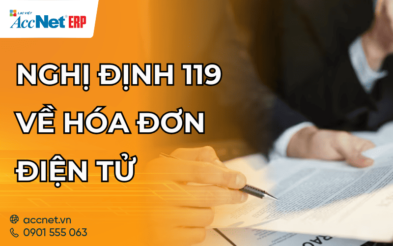 nghị định 119 về hóa đơn điện tử