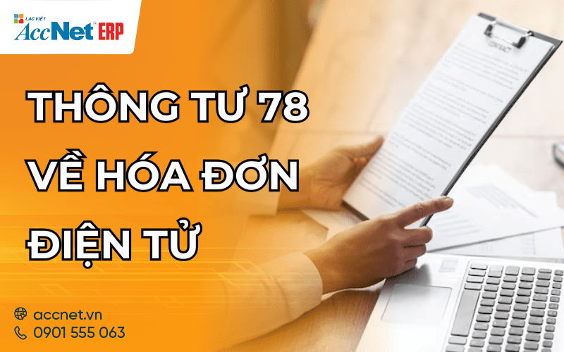 Thông tư 78 về hóa đơn điện tử