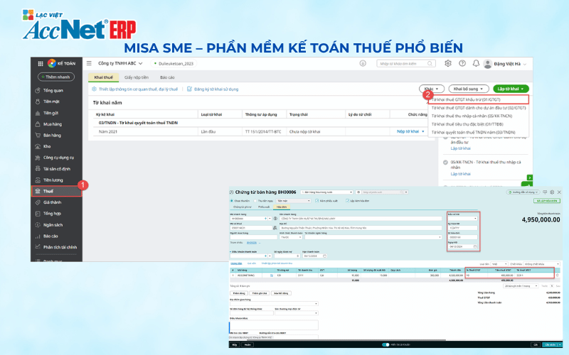 phần mềm kế toán thuế