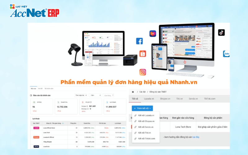 phần mềm quản lý đơn hàng