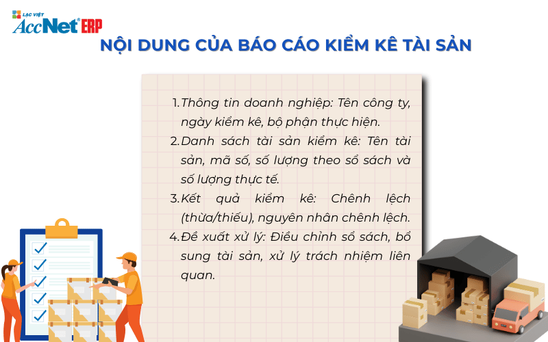 báo cáo kiểm kê tài sản