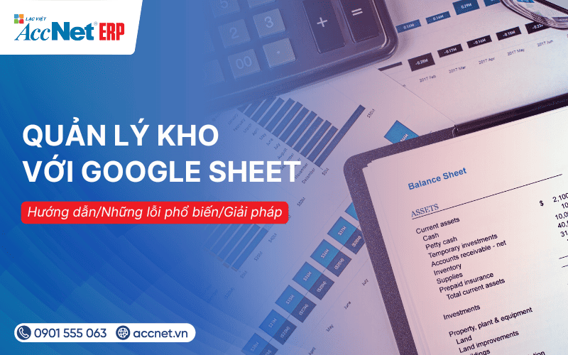 quản lý kho với Google Sheet