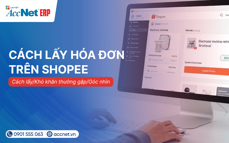 cách lấy hóa đơn trên Shopee