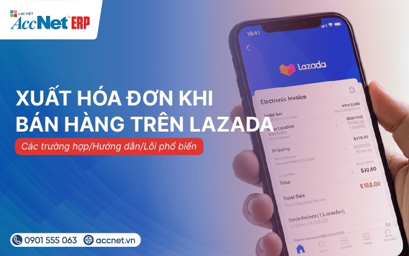 xuất hóa đơn khi bán hàng trên Lazada