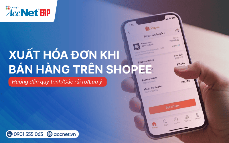 xuất hóa đơn khi bán hàng trên Shopee