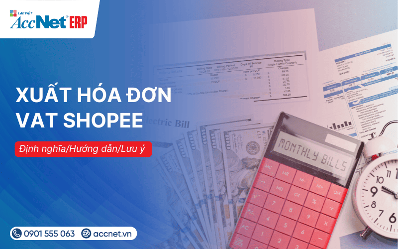 xuất hóa đơn VAT Shopee