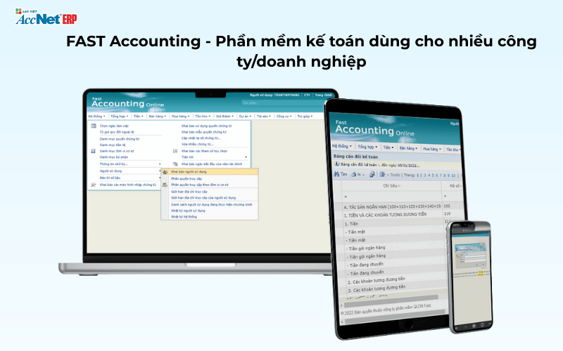 phần mềm kế toán doanh nghiệp vừa và nhỏ