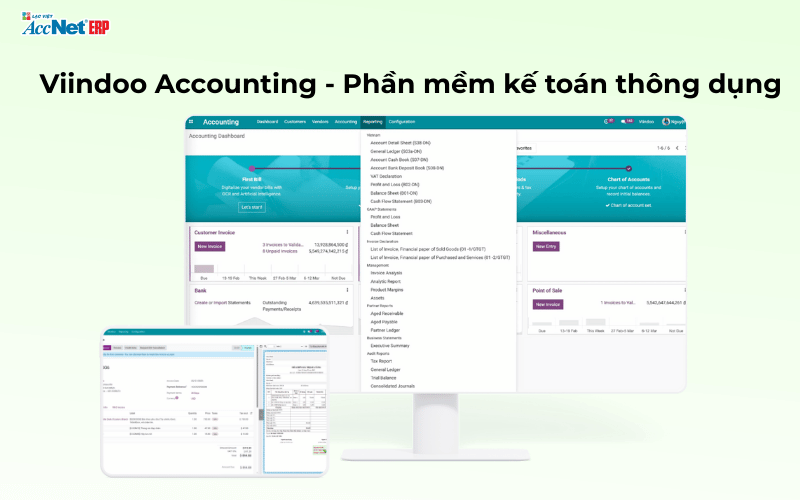 các phần mềm kế toán thông dụng