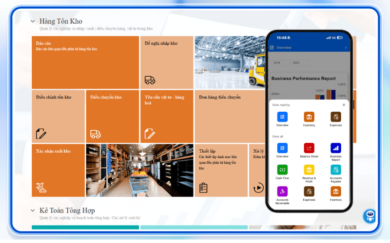 UI block AccNet ERP 4