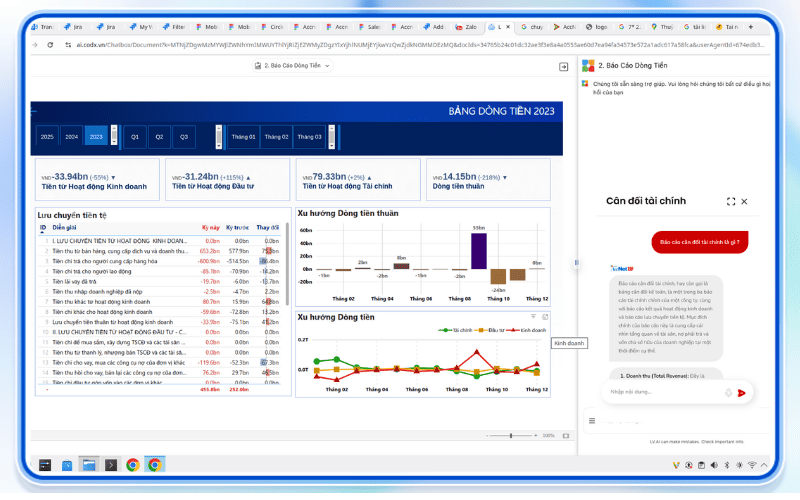 UI block AccNet ERP 9