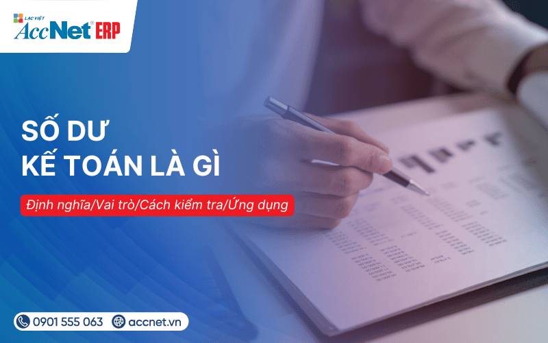 số dư kế toán là gì